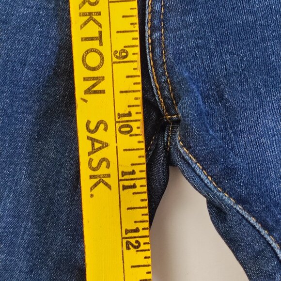 Levi's 721 jeans high-rise skinny stretch dark wash blue women's size 27 - Picture 13 of 14